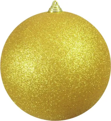 Produktbild von INNA-Glas Weihnachtskugel Canela, Glitzer, Gold, Ø20cm - christbaumkugel