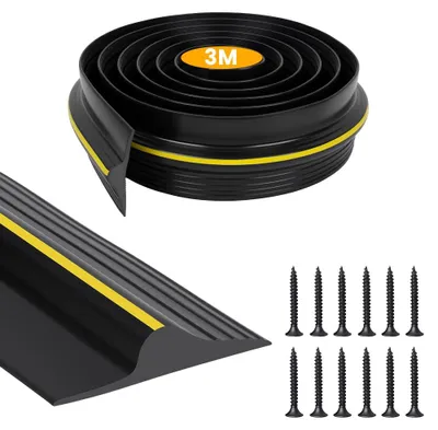 Garagentor-Dichtungsleiste 3 m, 18 mm, mit Schrauben
