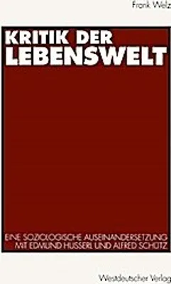 Zdjęcie produktu dla Kritik der Lebenswelt