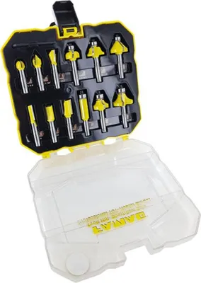Produktbild von Famag HM-Fräsersatz 12-teilig in Kunststoffbox, Sh 8