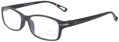 Produktbild von Kunststoff-Lesebrille MR76 von Montana Eyewear in Schwarz + 3,00 dpt