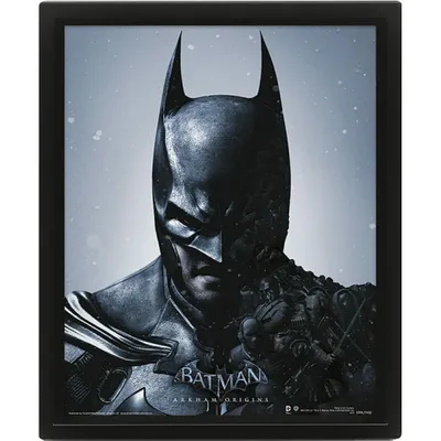 Immagine prodotto di Batman Arkham Origins Poster effetto 3D in cornice Batman vs. Joker 26 x 20 cm (3)