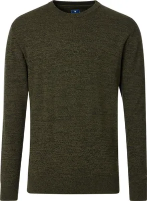 Produktbild von REDMOND Casual Herren Pullover Langarm Rundhals Comfort Grün M