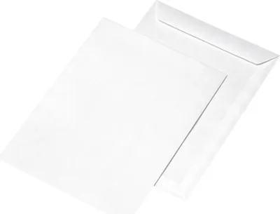 Produktbild von mayer-network 30005530 Versandtaschen C4 , ohne Fenster, gummiert, 90 g/qm, weiß, 250 Stück
