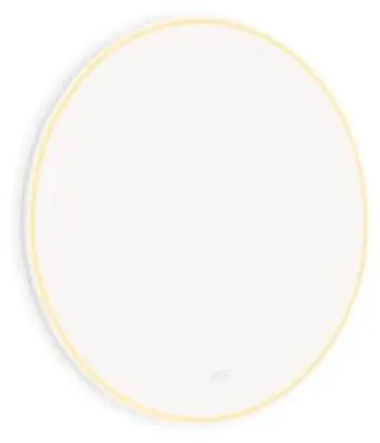 Obrázok produktu pre LED Okrúhle zrkadlo do kúpeľne s osvetlením v ráme Nimco ZP 28000 Ø 90 cm IP 44
