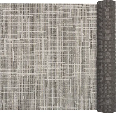 Produktbild von Küchenläufer LORENZO Leinensstyle pflegeleicht hochwertig Flurläufer Küchenteppich 52x100cm Grau Robust Teppichläufer