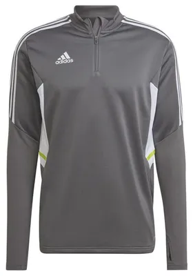 Produktbild von Adidas - "Condivo 22" Sweatshirt mit kurzem Reißverschluss für Herren - Training MR1557 (XXL) (Grau)