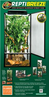 Produktbild von Terrarium ZOO MED Repti Breeze ohne Beleuchtung 61x61x122 cm Aluminium