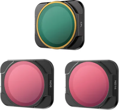 Obrázek produktu pro 3 sady filtrů pro objektivy pro příslušenství DJI Mavic AIR 2S, CPL + ND8 + ND16