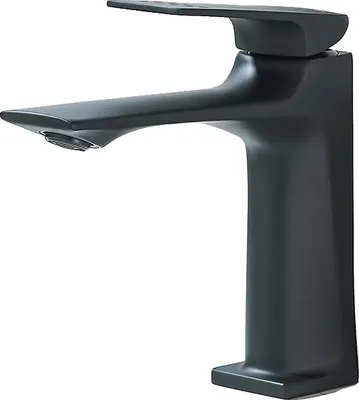 Immagine prodotto di Rubinetto per lavabo, montato a soffitto, design monocomando, nero corto