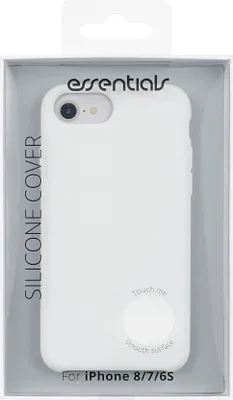 Obrázek produktu pro iPhone 6/7/8/SE (2020), silikonové pouzdro, bílé