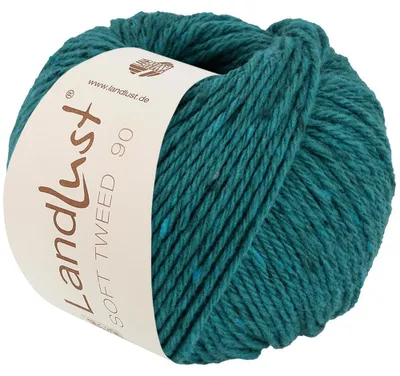 Produktbild von Lana Grossa - Landlust Soft Tweed 90 0030 petrolgün meliert
