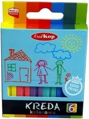 Produktbild von Farbige Kreidetafel, Satz mit 6 Stück.