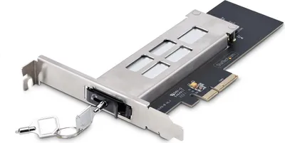 Obrázek produktu pro StarTech.com M2-REMOVABLE-PCIE-N1, PCIe, M.2, PCIe 4.0, Černá, Stříbrná, PC, 10000 h