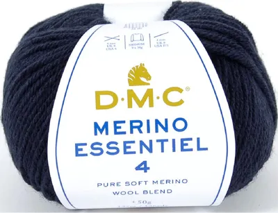 Obrázok produktu pre DMC Merino Essentiel-4 - vysokokvalitná priadza Aran z 50 % merino vlny a 50 %.Polyakrylu, 8149, (farba 852)