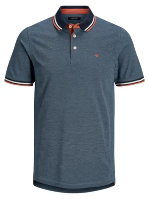 Image de JACK & JONES Polo Shirt manches courtes Uni Chemise JJEPAULOS Pique Coton Taille : M