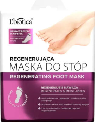 Produktbild von L'biotica Regenerierende Fußmaske, 1 Paar