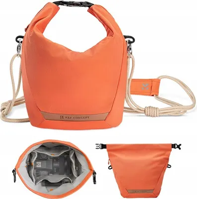 Image de Camera Crossbody Sling Bag for Camera Camera Phone K&F 5L / KF13.168 / Orange