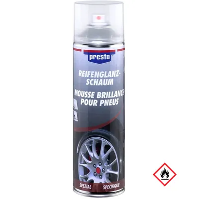 Obrázok produktu pre Presto pena na čistenie a starostlivosť o pneumatiky 500ml