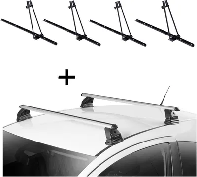 Produktbild von 4x Fahrradträger ORION + Dachträger VDP EVO ALU kompatibel mit DS 3 3 Türer 2010-2019