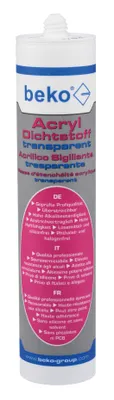 Produktbild von Acryl-Dichtstoff 310 ml TRANSPARENT DE/IT/FR