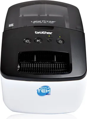 Zdjęcie produktu dla Brother QL-700, DK, bezpośrednio termiczny, 300 x 300 DPI, 150 mm/s, Czarny, Biały