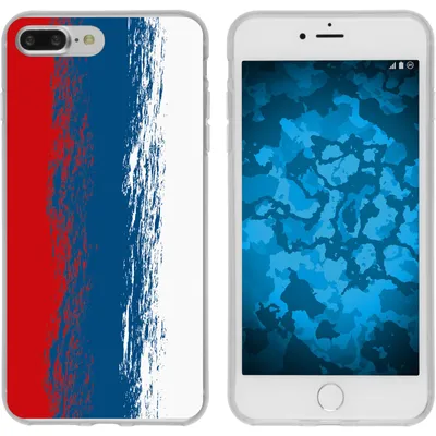 Produktbild von PhoneNatic Case kompatibel mit Apple iPhone 7 Plus / 8 Plus Silikon-Hülle WM Russland M9