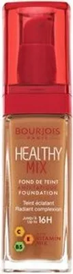 Image de Bourjois Healthy Mix Anti-Fatigue Foundation - 058 Caramel Maquillage liquide pour un visage unifié et éclairci 30 ml