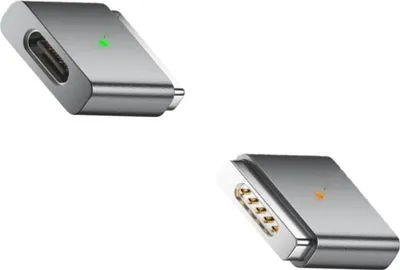 Immagine prodotto di INF Adattatore USB-C a MagSafe 2 100W - Ricarica Facile per il Tuo MacBook Grigio