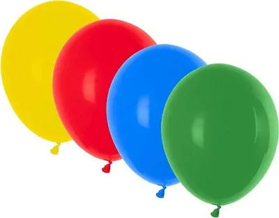 Produktbild von 100x Luftballons bunt gemischt Ø 250 mm Größe 'M'