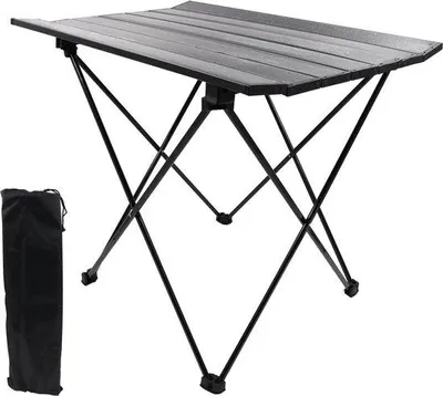 Produktbild von Famanu Klapptisch Aluminium 56 x 40,5 cm mit Tragetasche - für Outdoor-Aktivitäten