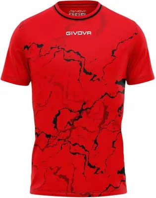 Immagine prodotto di T-shirt sportiva Givova Grafite Rosso-nero Rosso - M