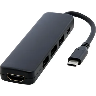 Obrázok produktu pre Multimediálny USB adaptér "Loop" PF4310 (jedna veľkosť) (čierny)