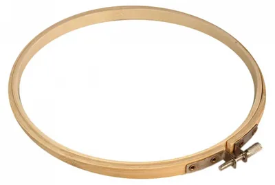 Stickrahmen Holz rund Stickring Holzstickrahmen Holzstickring natur, 20cm