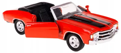 Produktbild von Welly Chevrolet Chevelle SS 454 1971 Modellauto Rot 1:34