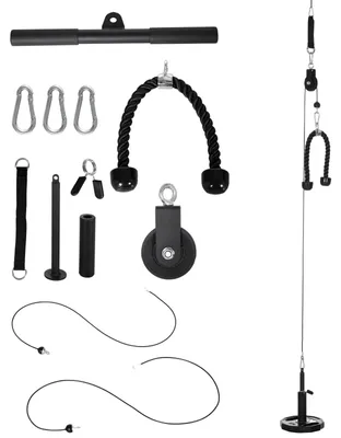 Produktbild von Fitness Latzug Gym Fitnesssgeräte Kabelzug Pulley System Arm Training, für Home Gym Training