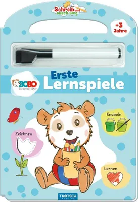 Produktbild von Trötsch Bobo Siebenschläfer Schreib und wisch weg Pappenbuch Erste Lernspiele