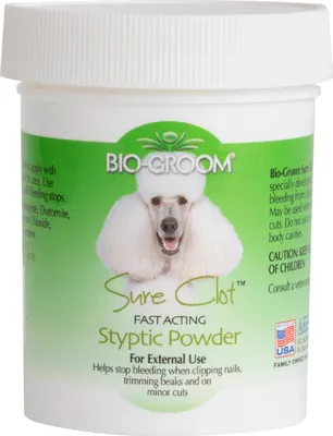Immagine prodotto di BioGroom Sure Clot polvere di allume ad azione rapida per cani, 42 g