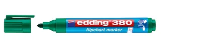 Zdjęcie produktu dla Edding 4-380004 380 Marker do flipchartów - do wielokrotnego napełniania, ok. 1,5 - 3 mm, zielony