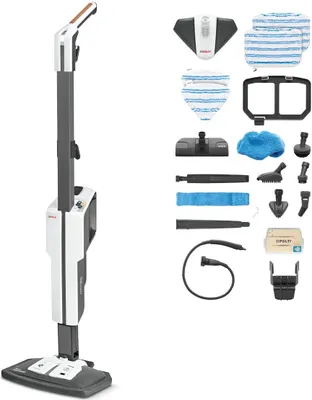 Produktbild von Polti | PTEU0307 Vaporetto SV660 Style 2-in-1 | Dampfmop mit integriertem tragbaren Reiniger | Leistung 1500 W | Dampfdruck N/A bar | Fassungsvermögen des Wassertanks 0,5 L | Grau/
