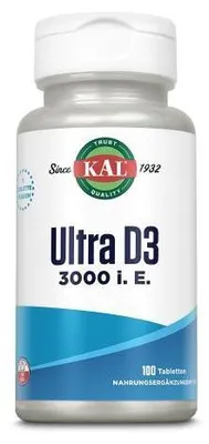 Produktbild von Vitamin D3 3000 I.E. Ultra Kal Tabletten 100 St