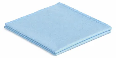 Obrázek produktu pro Sada 2 kusů mikrovláknových utěrek 390 x 390 mm, 290 g/m² – utěrka na sklo a zrcadla bez šmouh – utěrka na čištění oken, zrcadel a autoskel – nezanechává vlákna, lze prát na 95 °C