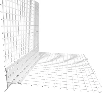 Produktbild von Tropfkantenprofil 2,0m, Wasserableitprofil für Fassaden Eckwinkel Kantenschutz Gewebewinkel Armierungsgewebe PVC Fassade