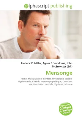 Produktbild von Mensonge