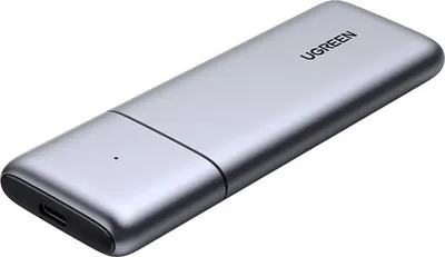 Produktbild von Ugreen Externer Laufwerksschacht M.2 Nvme / M.2 Sata Ssd Usb 3.2 Gen 2 (10Gbps) Grau + Usb Kabel - Usb Typ C 0,5M + Usb Kabel Typ C - Usb Typ C 0,5M (Cm389)
