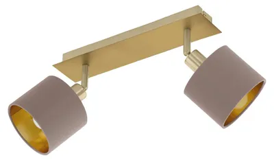 Obrázok produktu pre EGLO 97537, 2 žiaroviek, LED, E14, Hnedá, Zlato