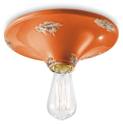 Produktbild von Ferroluce Vintage Keramik-Deckenleuchte Ø 25cm