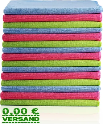 Produktbild von Glart 415P 15 St. Mikrofasertücher Auto Autopflege Microfasertücher 40x40 cm
