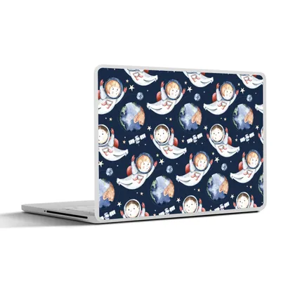 Produktbild von MuchoWow® Laptop Aufkleber Sticker Cover Muster - Kinder - Planeten - Jungen - Kinder - Mädchen - Kinder 31x22.5 cm - Laptop-Deko