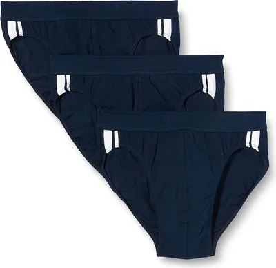 Produktbild von Schiesser Herren Slip 3er Pack Softbund und Streifen Organic Baumwolle ? 95/5 Stretch uni 1400-81-00099
